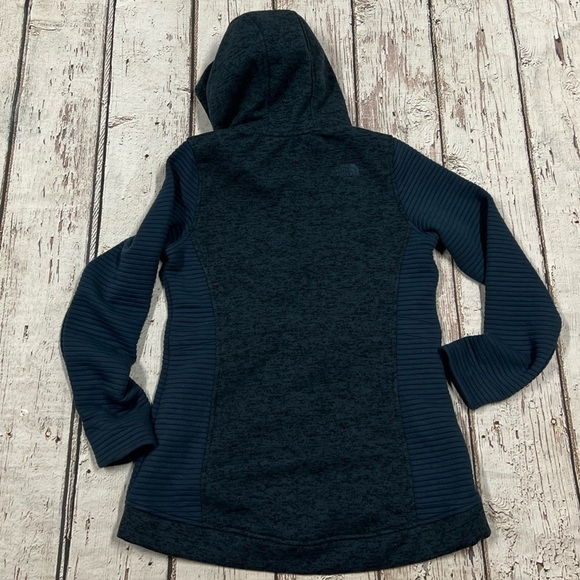 Women's The North Face Fleece Pullover Hooded Zip Up Fleece Jacket - Picture 9 of 10